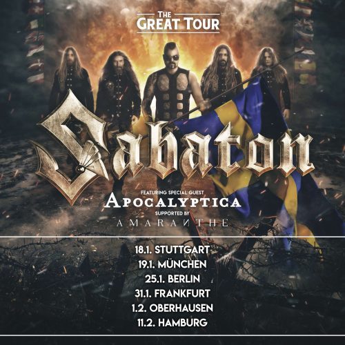 Photo von THE GREAT TOUR FEAT. SABATON