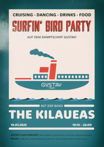 Surfin' Bird Party mit der Band "The Kilaueas"