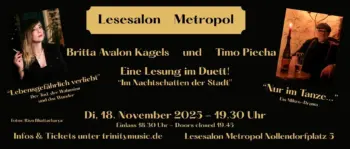 Lesung Metropol: Britta Avalon Kagels und Timo Piecha